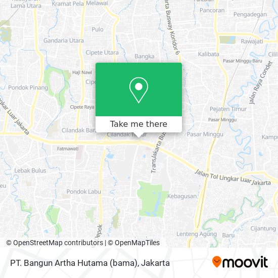 PT. Bangun Artha Hutama (bama) map