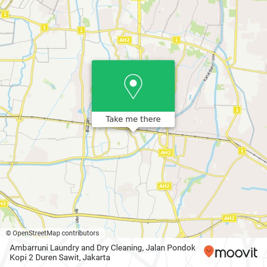 Ambarruni Laundry and Dry Cleaning, Jalan Pondok Kopi 2 Duren Sawit map