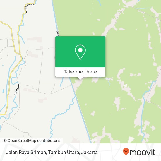 Jalan Raya Sriman, Tambun Utara map