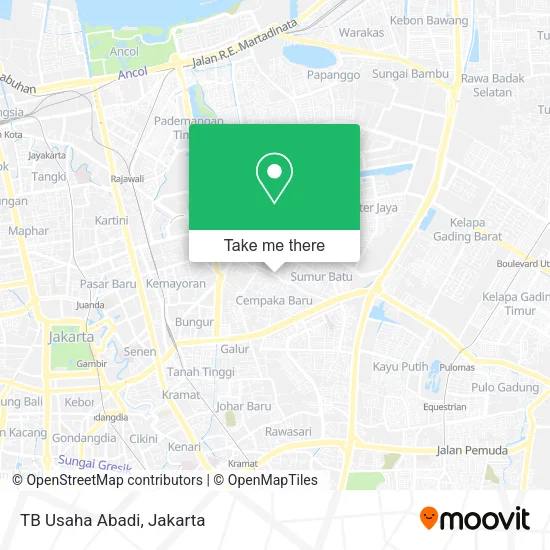 TB Usaha Abadi map