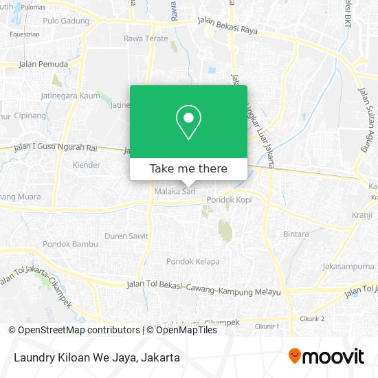 Laundry Kiloan We Jaya map