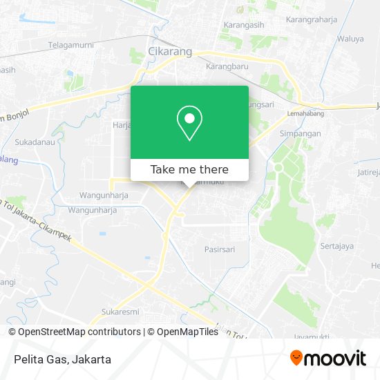 Pelita Gas map