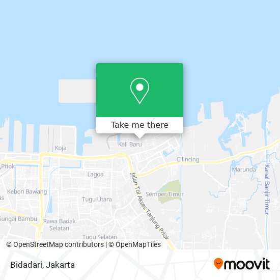 Bidadari map