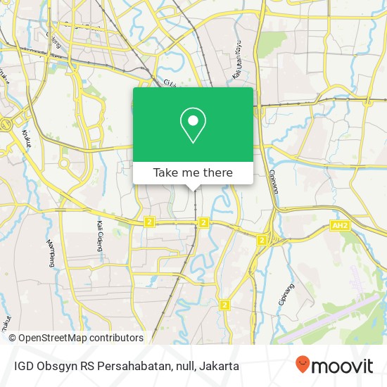 IGD Obsgyn RS Persahabatan, null map