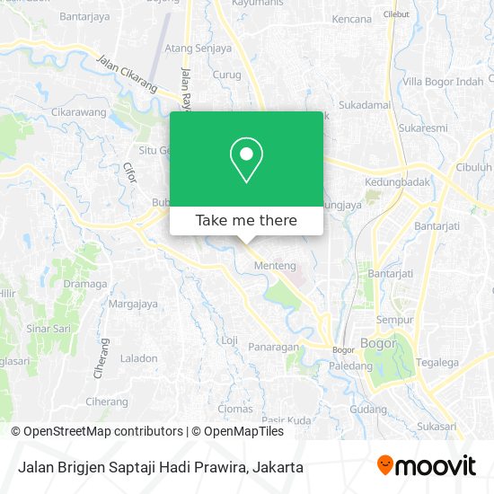 Jalan Brigjen Saptaji Hadi Prawira map