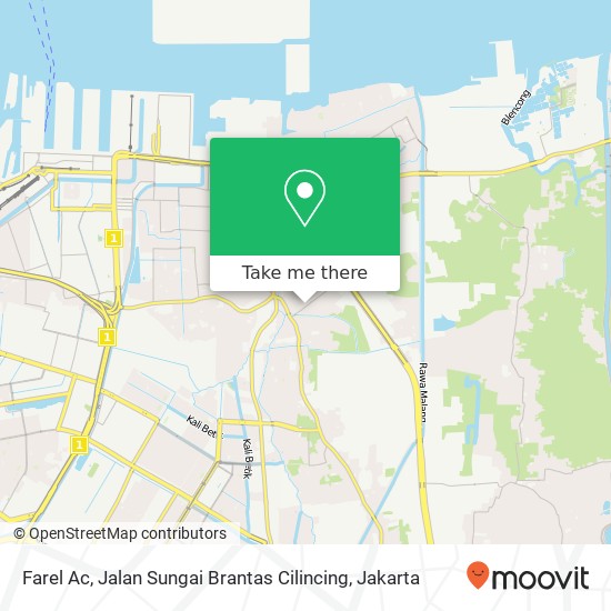 Farel Ac, Jalan Sungai Brantas Cilincing map