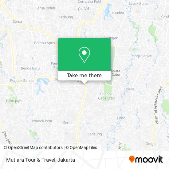 Mutiara Tour & Travel map