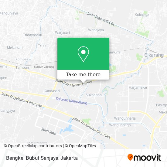 Bengkel Bubut Sanjaya map