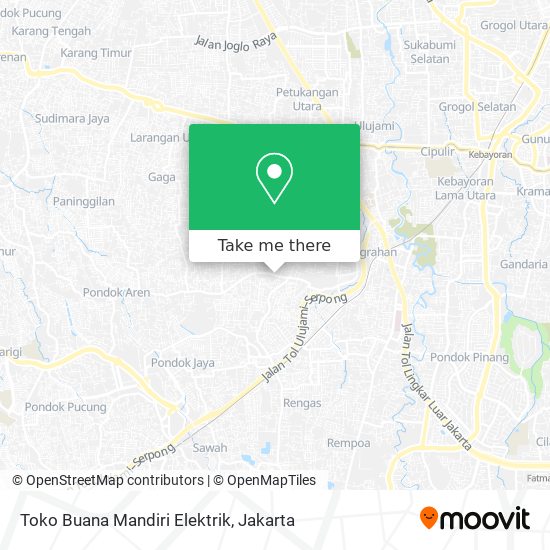 Toko Buana Mandiri Elektrik map