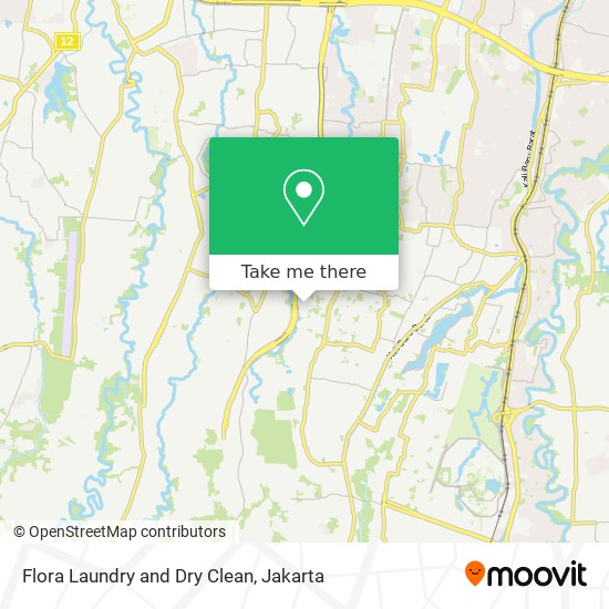 Flora Laundry and Dry Clean map