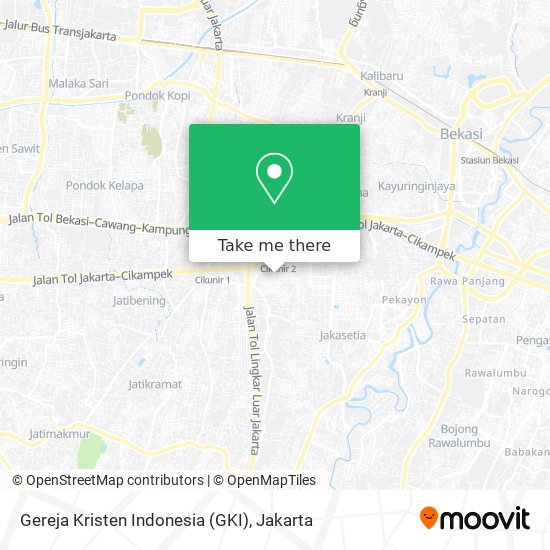 Gereja Kristen Indonesia (GKI) map