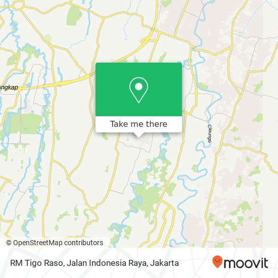 RM Tigo Raso, Jalan Indonesia Raya map