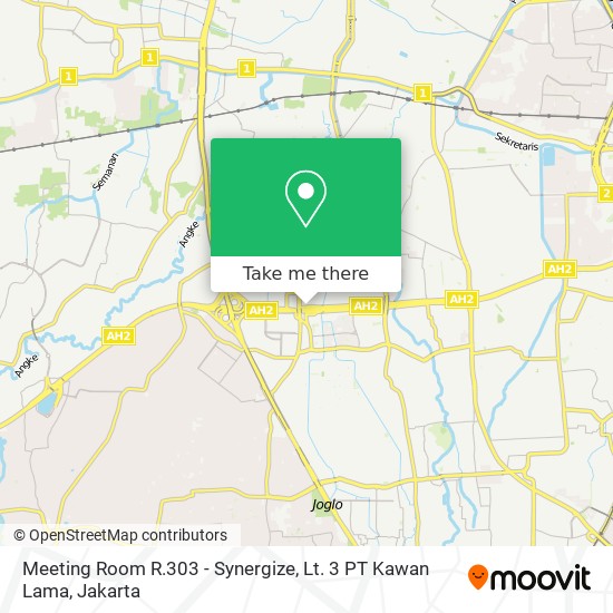 Meeting Room R.303 - Synergize, Lt. 3 PT Kawan Lama map