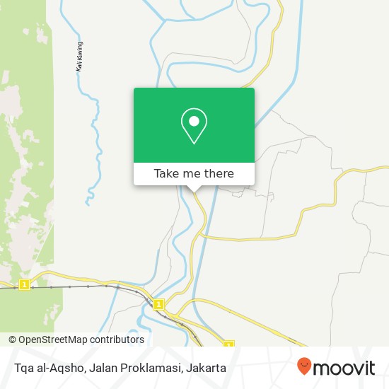 Tqa al-Aqsho, Jalan Proklamasi map