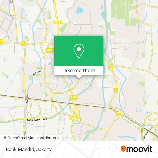 Bank Mandiri map