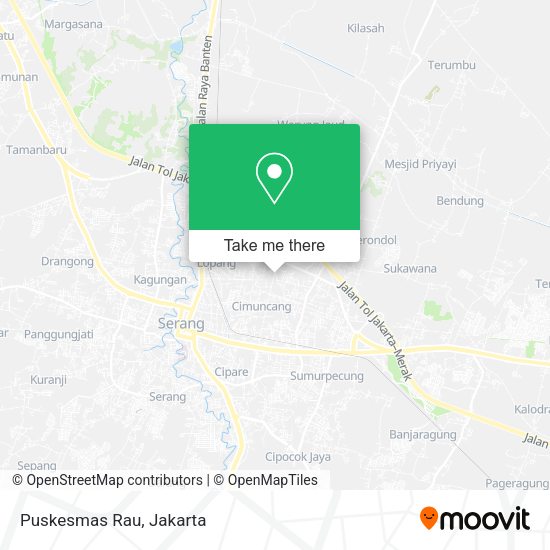 Puskesmas Rau, Indonesia map