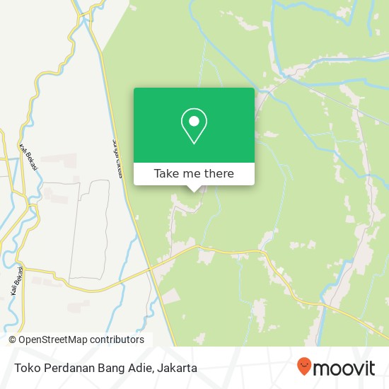 Toko Perdanan Bang Adie, Tambun Utara map