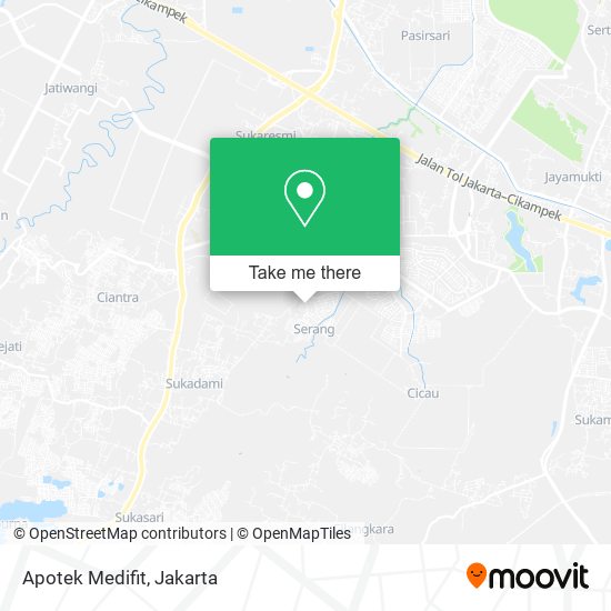 Apotek Medifit, Cikarang Selatan map