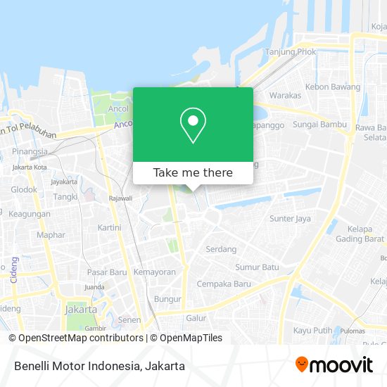 Benelli Motor Indonesia map