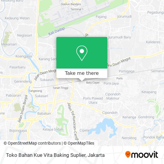 Toko Bahan Kue Vita Baking Suplier map