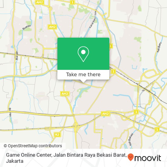 Game Online Center, Jalan Bintara Raya Bekasi Barat map