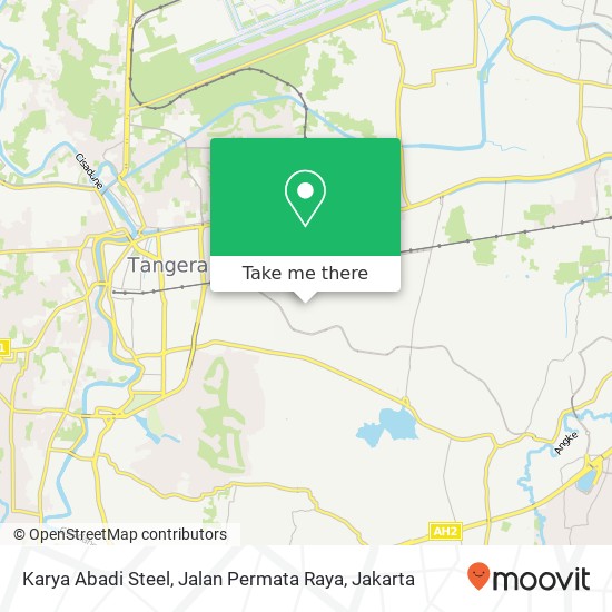 Karya Abadi Steel, Jalan Permata Raya map