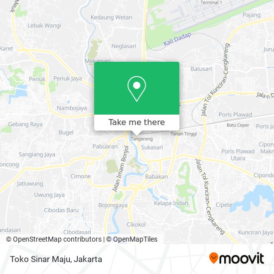 Toko Sinar Maju map