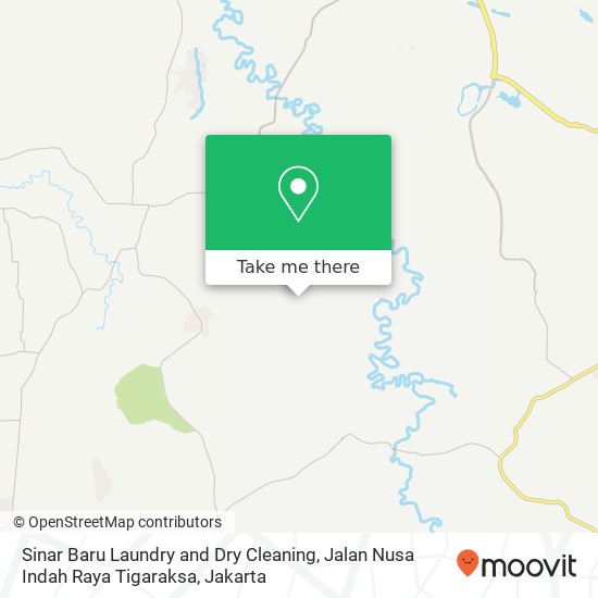 Sinar Baru Laundry and Dry Cleaning, Jalan Nusa Indah Raya Tigaraksa map