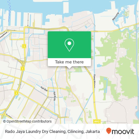 Rado Jaya Laundry Dry Cleaning, Cilincing map