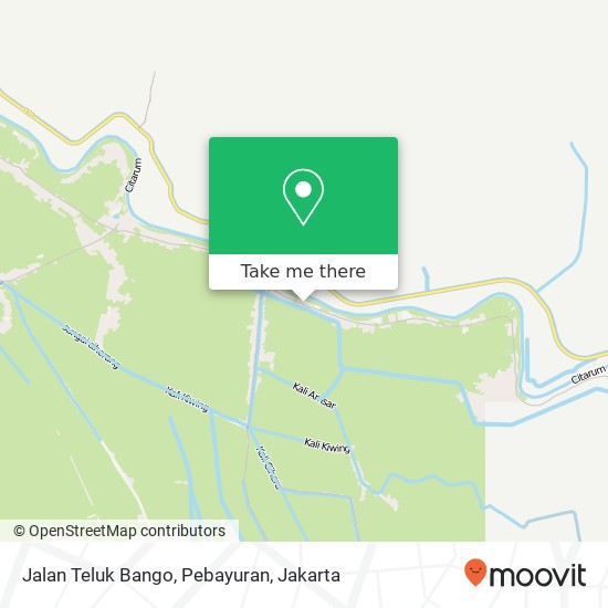 Jalan Teluk Bango, Pebayuran map