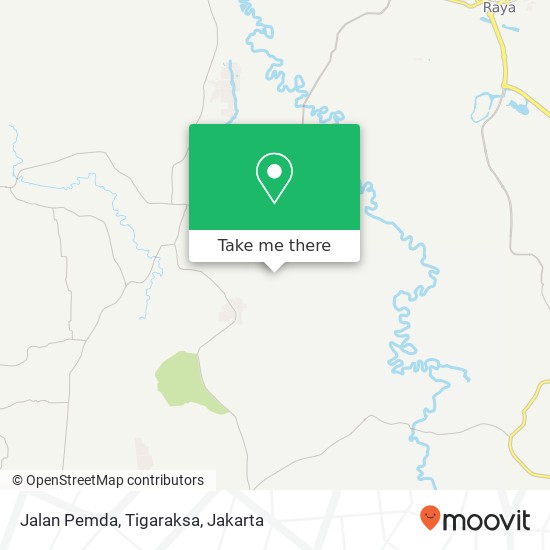 Jalan Pemda, Tigaraksa map