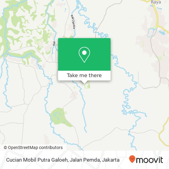 Cucian Mobil Putra Galoeh, Jalan Pemda map