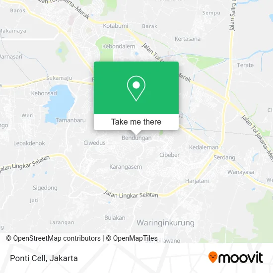 Ponti Cell map