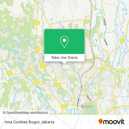 Inna Cookies Bogor map