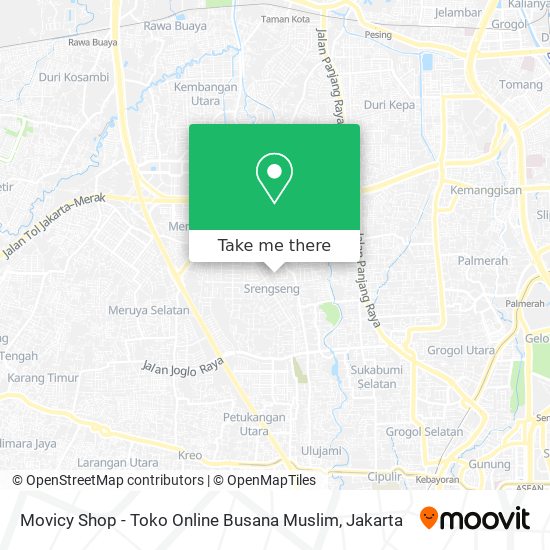Movicy Shop - Toko Online Busana Muslim map