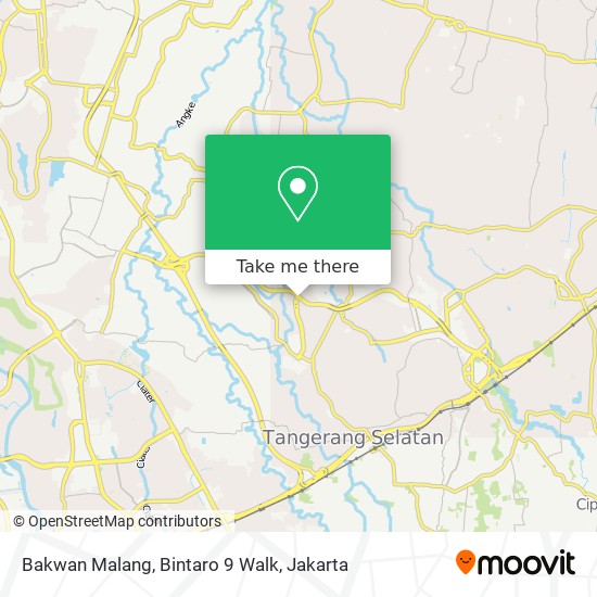 Bakwan Malang, Bintaro 9 Walk map