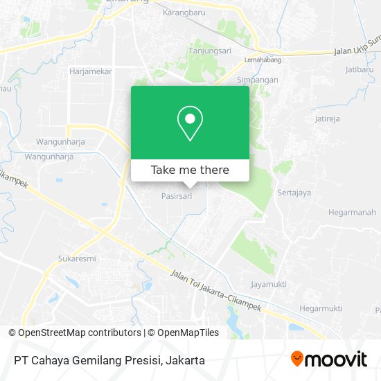 PT Cahaya Gemilang Presisi map