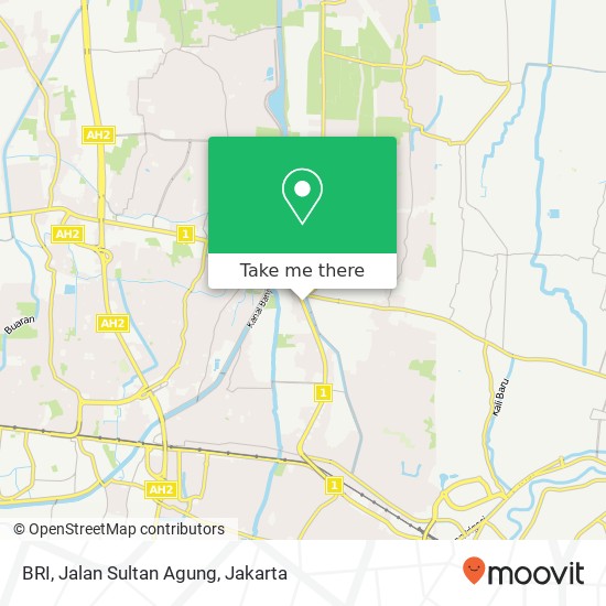 BRI, Jalan Sultan Agung map