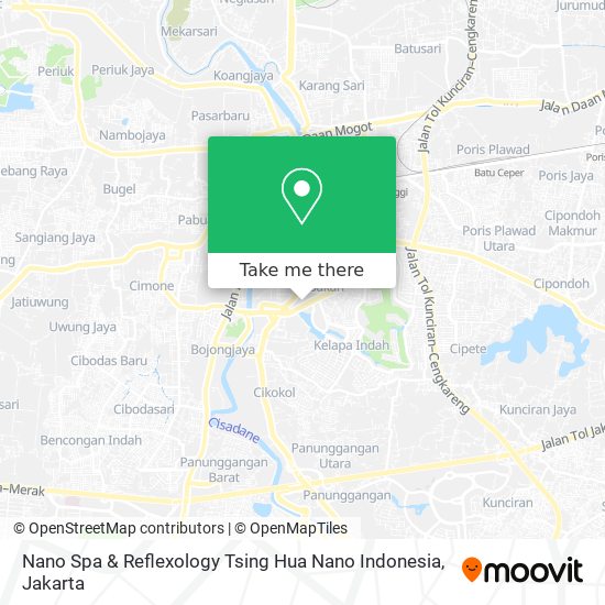 Nano Spa & Reflexology Tsing Hua Nano Indonesia map