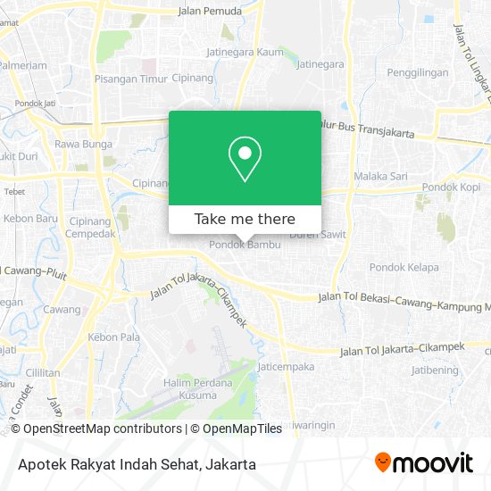 Apotek Rakyat Indah Sehat map