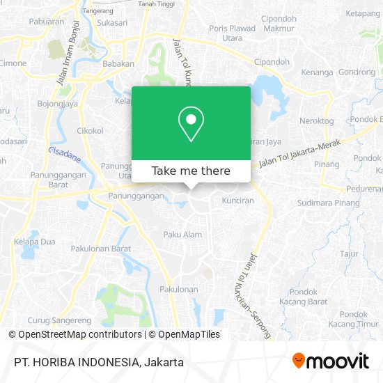 PT. HORIBA INDONESIA map