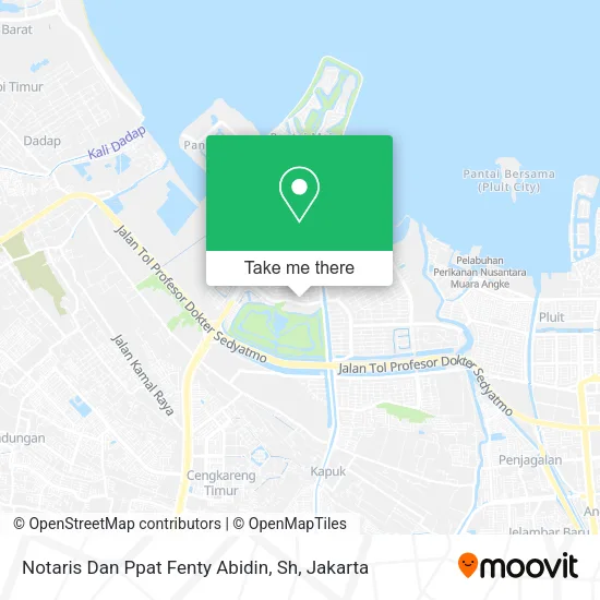Notaris Dan Ppat Fenty Abidin, Sh map