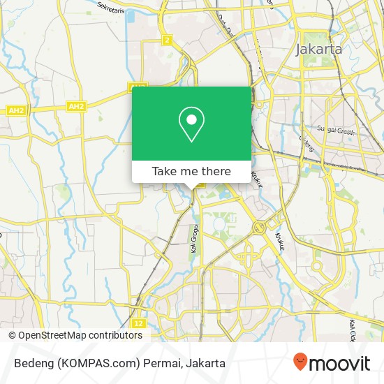 Bedeng (KOMPAS.com) Permai map