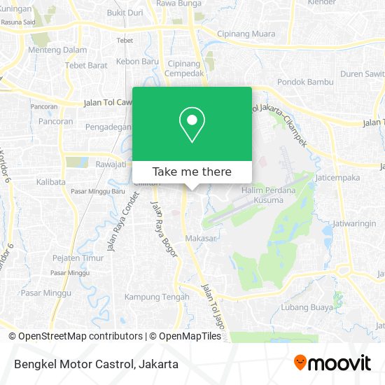 Bengkel Motor Castrol map