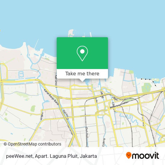 peeWee.net, Apart. Laguna Pluit map