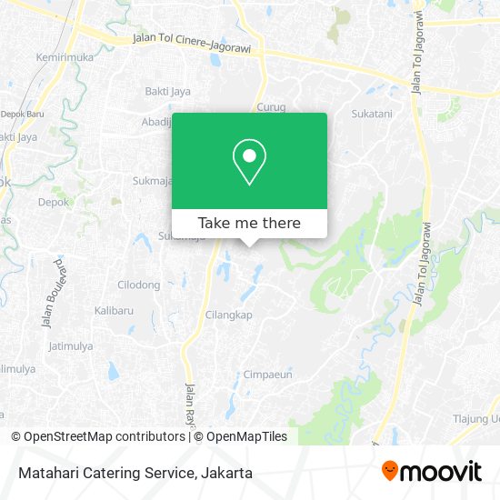 Matahari Catering Service map