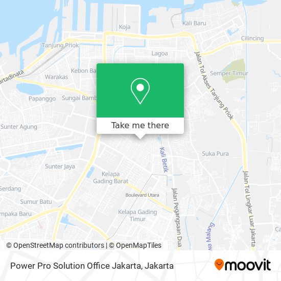 Power Pro Solution Office Jakarta map