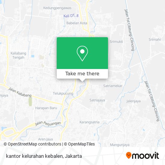 kantor kelurahan kebalen map