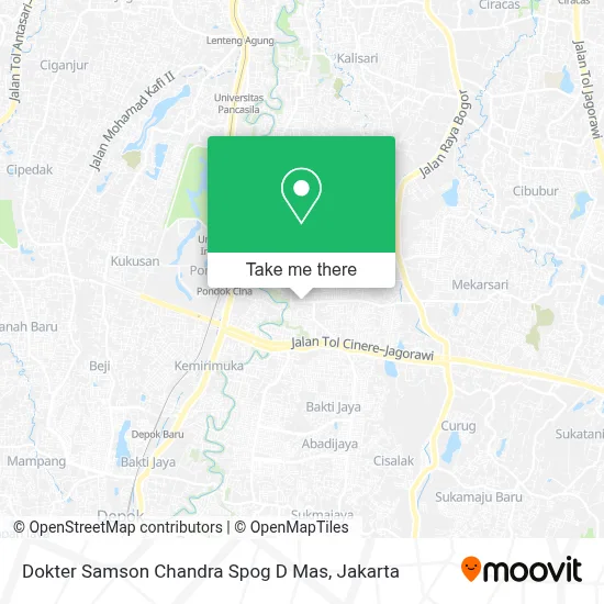 Dokter Samson Chandra Spog D Mas map