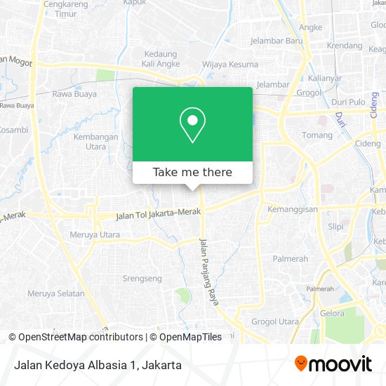 Jalan Kedoya Albasia 1 map